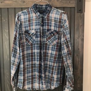 Buffalo soft flannel button-down shirt